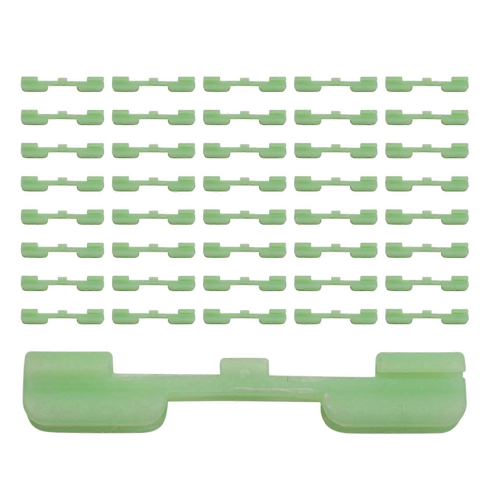 40 PCS Light Stick Clip on Holder Fit Rod Tip Night Fishing Fluorescent Glow Sticks Light Stick Cli