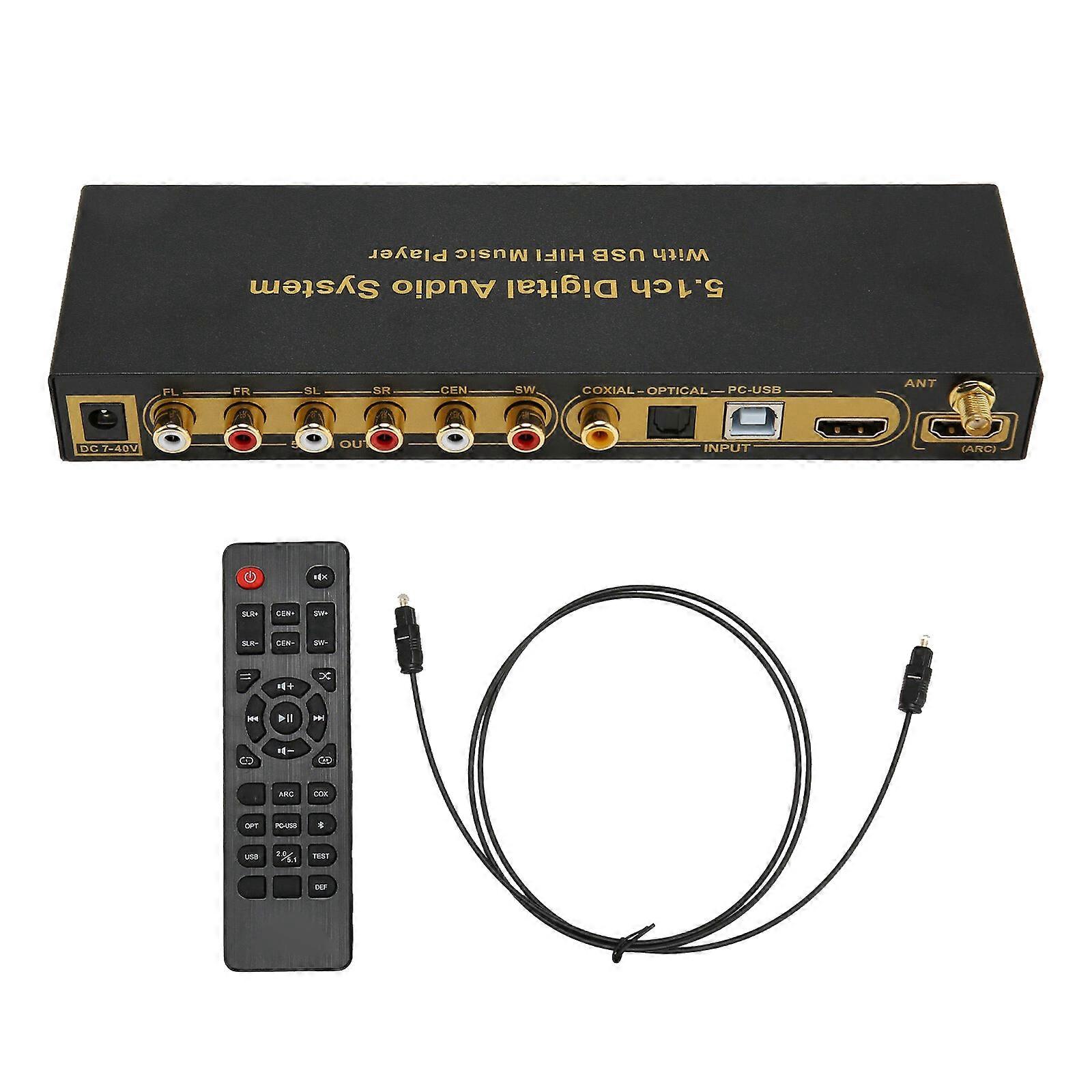 5.1CH Sound Decoder HD Multimedia Interface Digital Sound Extractor Converter