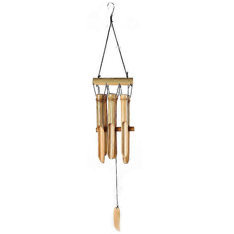 Μπαμπού Κέλυφος καρύδας Κάρβουνο Wind Chimes Wind Chimes Διακόσμηση σπιτιού