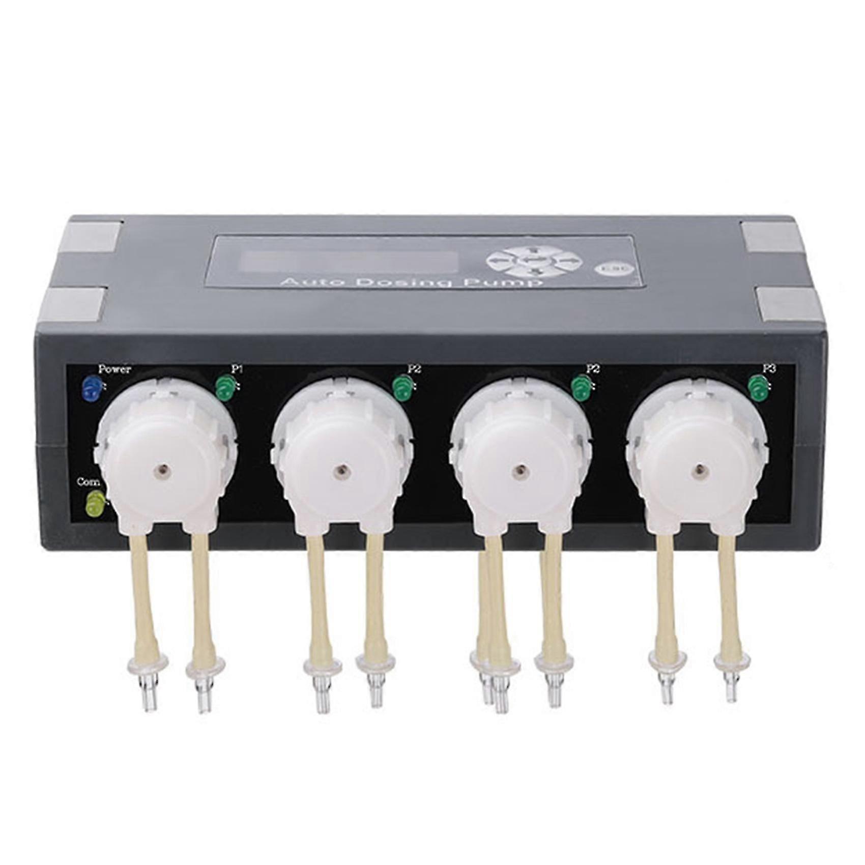 Titration Pump DP Series Peristaltic Pump Multi- Automatic Precision Aquarium Coral Feeder(EU Plug)