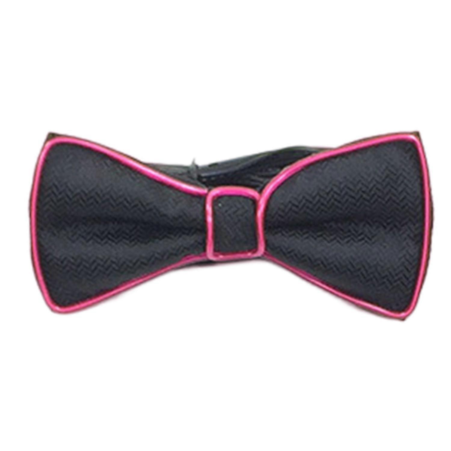 LED Light Up Bow Tie with Flashing Modes Adjustable Long-lasting Wide Application Bow Tie Prom Dress