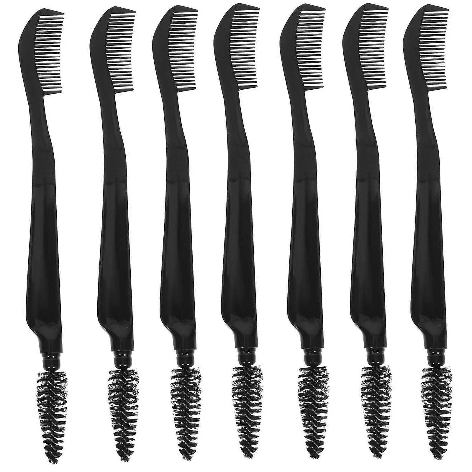 10pcs Eyelash Comb Eyelash Shaper Eyebrow Brush Dual End Eyebrow Comb Makeup Tool