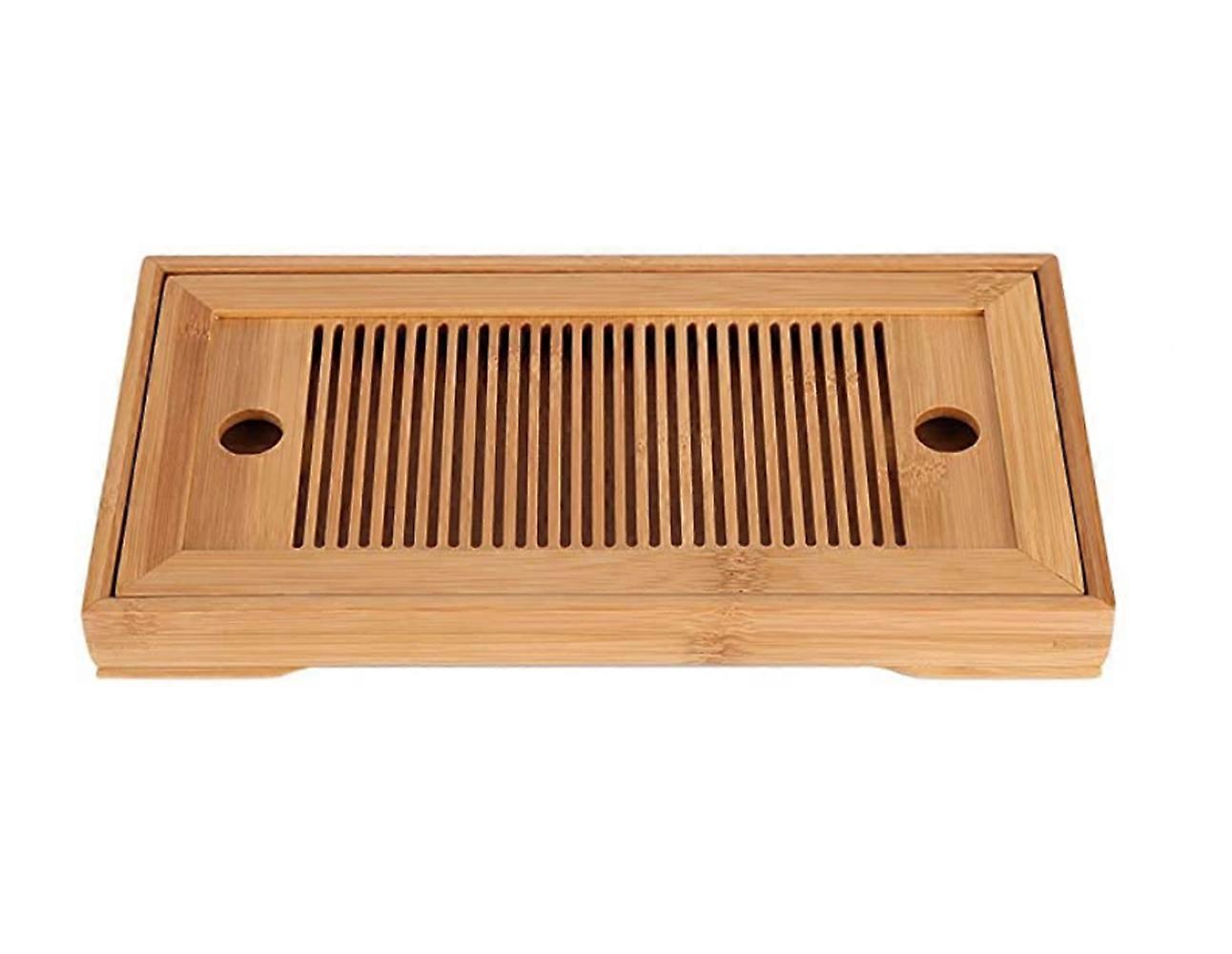 Smakfull bambus / kinesisk gongfu tebord, serveringsbrett for tehus hjemme