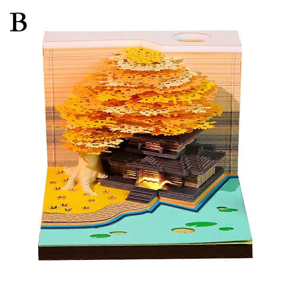 3D Calendar Notes 3D Notepad Toseky Time Piece Calendar Creative Desk Decor