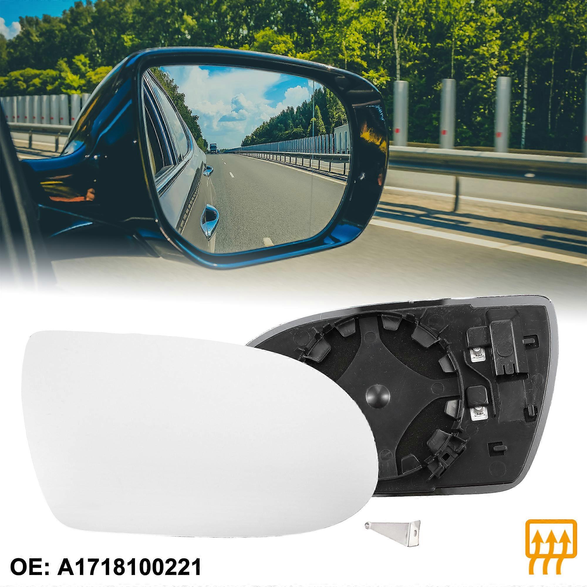 Uxcell Car Rearview Driver Side Heated Mirror Glass for Mercedes-Benz R171 R230 SL SLK Auto Replacement Parts
