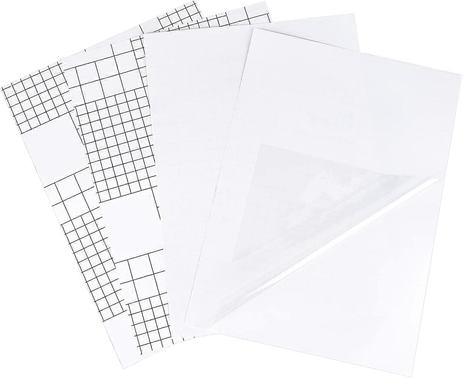 50 Sheets A4 Self Adhesive Laminating Sheets 8.4x11.8 Inch Waterproof Self Sealing Laminating Pouches Gloss Finish Letter Size for Certificates Photos