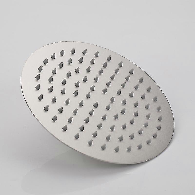 Round Shower Head, 6 Inch Chrome Shower Head, 2m Hose