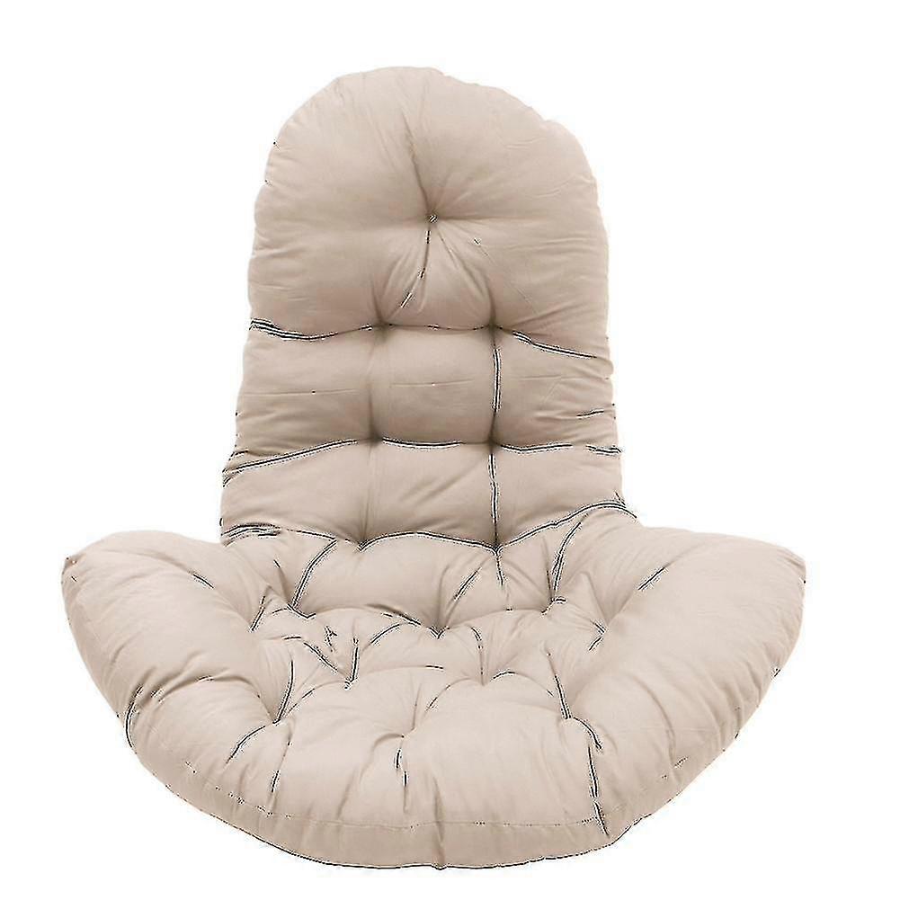 Coussin de balançoire à coussin épais de chaise suspendue, beige long