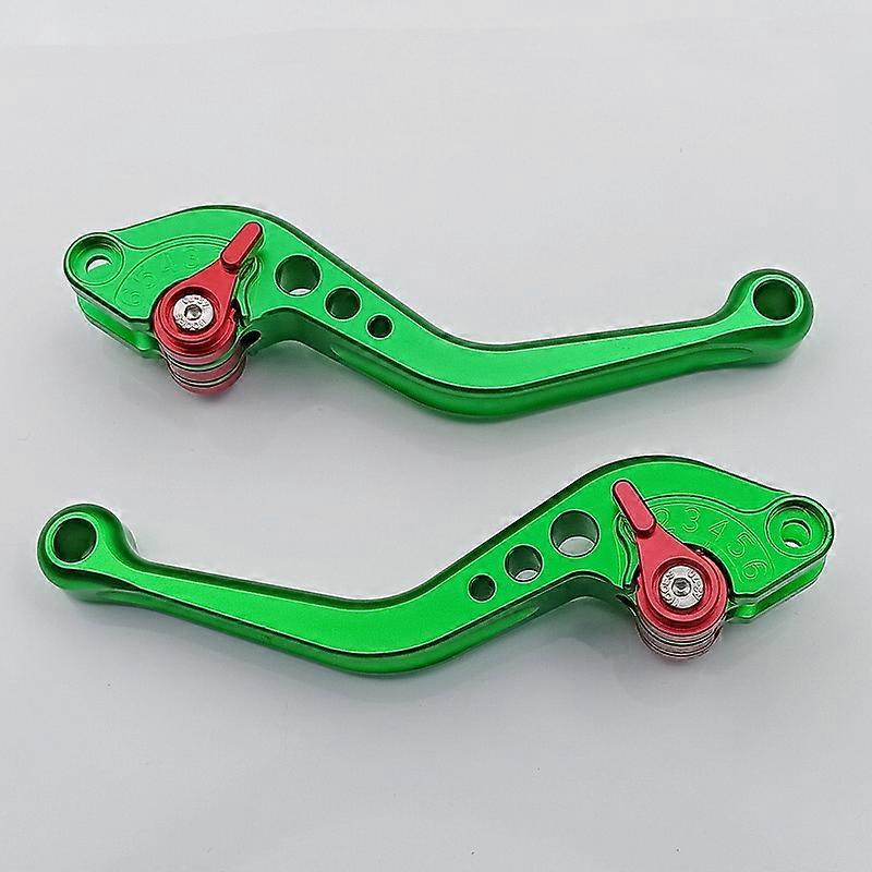 Motorcycle electric vehicle modification adjustable aluminum alloy brake starting clutch horn handle short handle two-finger lever