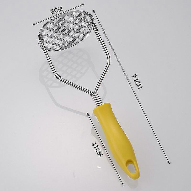 Potato Masher, Manual Potato Masher | Portable Stainless Steel Kitchen Tools | Mashed Potatoes, Vegetable Purees, Baby Food, Fruits