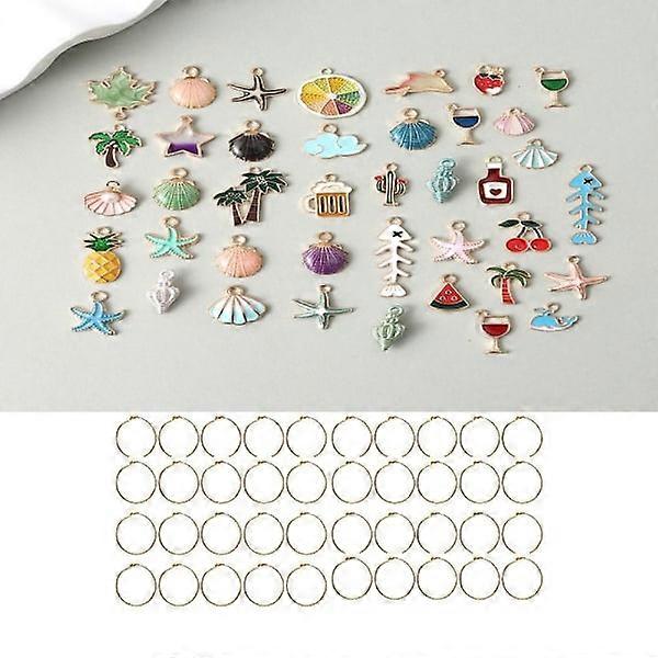 40pc Vinglas Charms Taggar Vinglas Markörer Vinglas