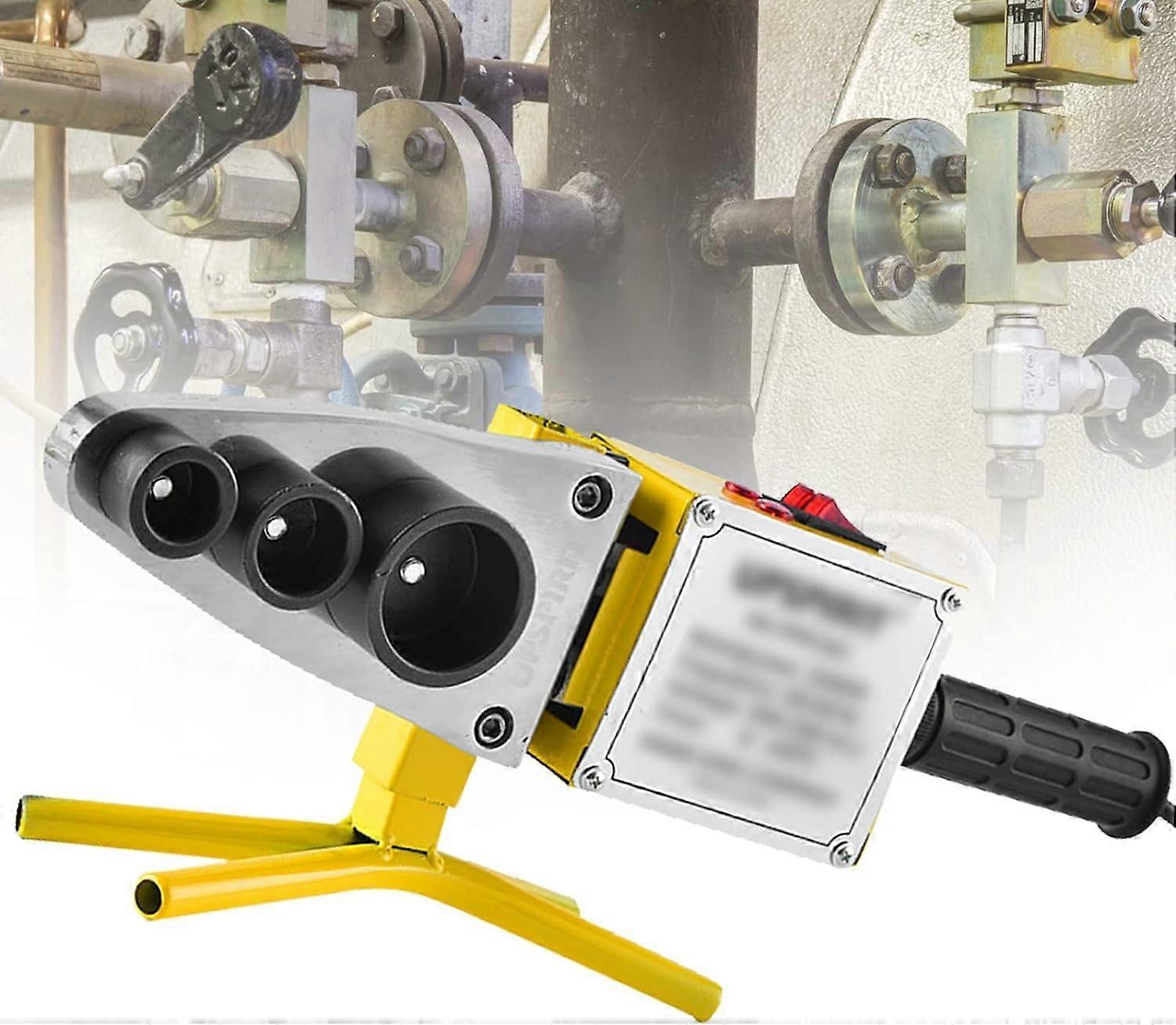 מכונת ריתוך פלסטיק נמס חם, רתך צינור מים מפלסטיק, טמפרטורה כפולה בקרה כפולה, חימום מהיר, ביצועי בידוד תרמי טובים