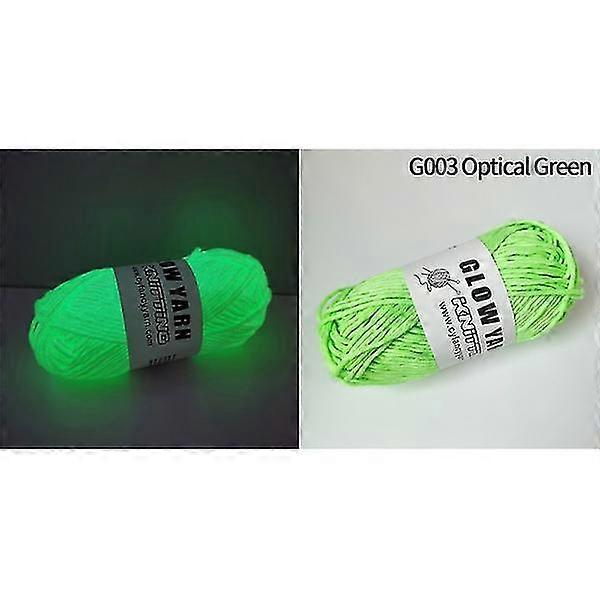 Functional Yarn Glow Polyester Luminous Chunky Yarn 2mm