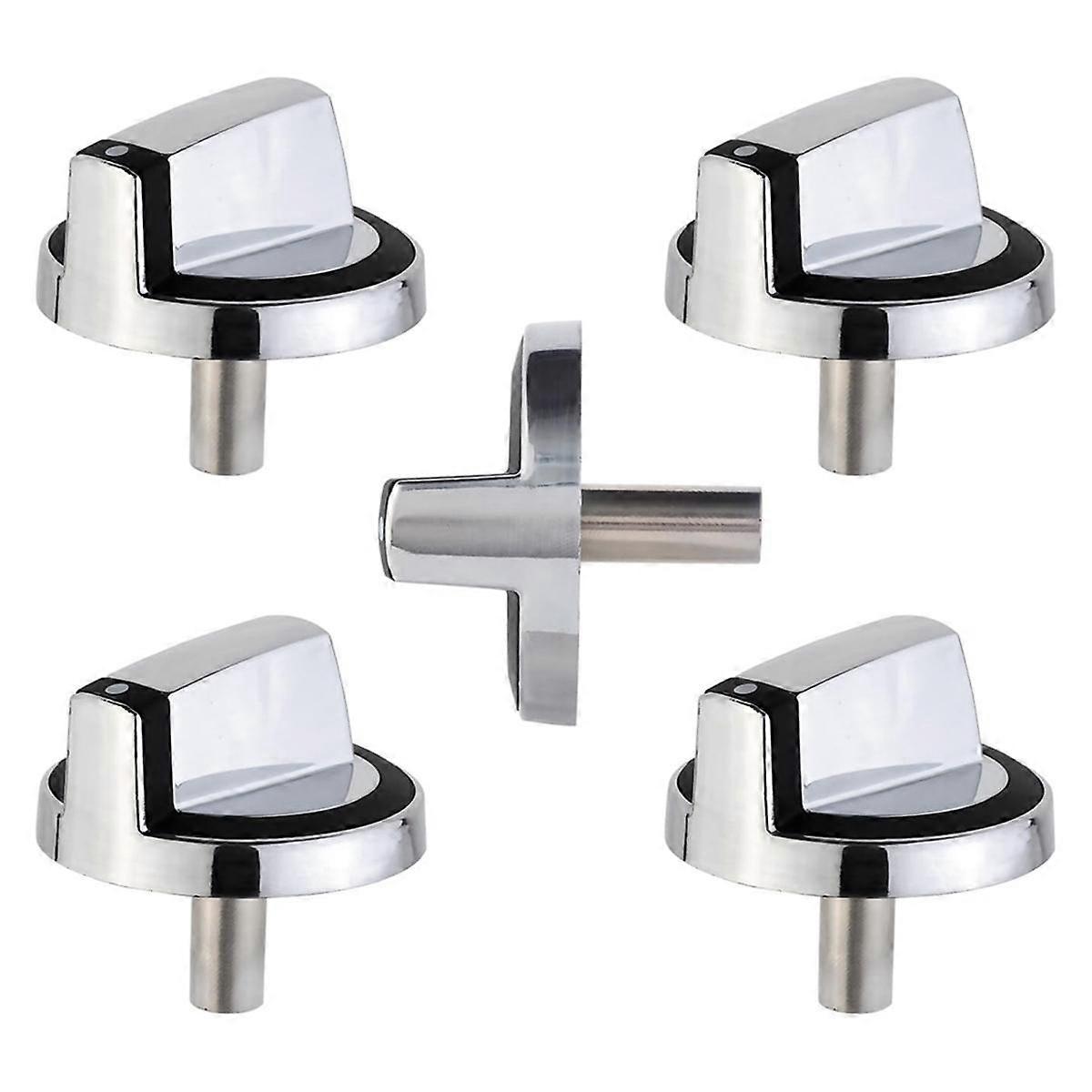 W10284885 Stove Control Knob Compatible with for Range Oven Burner, Replacements Part WPW10284885, (5 Pack)