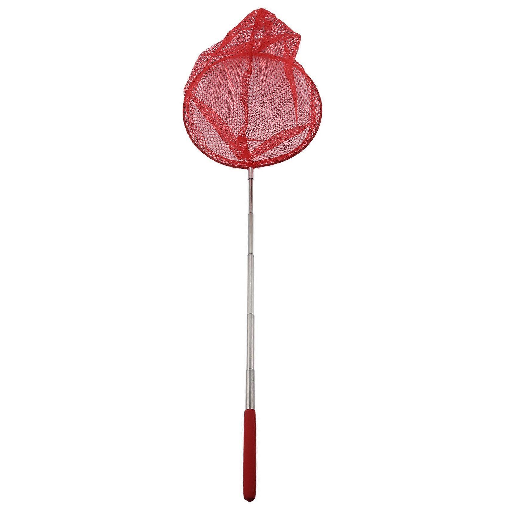 Outdoor Catching Catching Butterfly Net Fishing Net Bag Acier inoxydable Telescopic Fishing Net Tool
