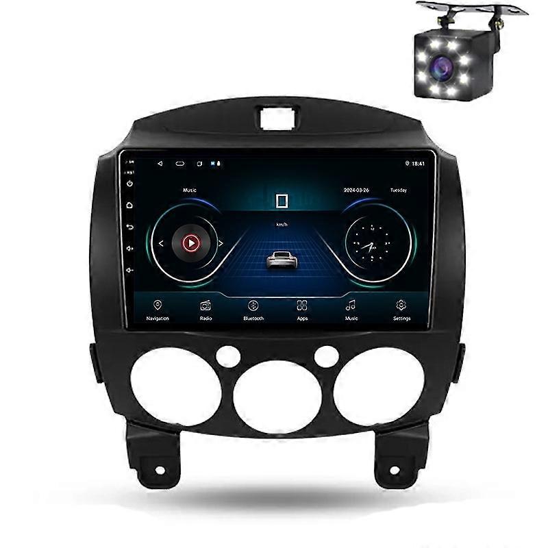 For Mazda 2 DE 2007 - 2014 Car Radio Multimedia Video Player Navigation GPS