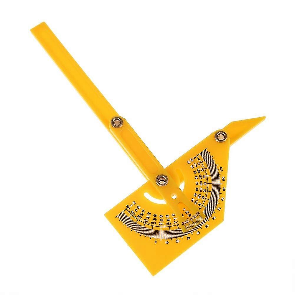 Plastic Angle Finder Goniometer 0-180 Degree Angle Finder Universal Angle Measuring Goniometer for Carpenter Tool Woodworking