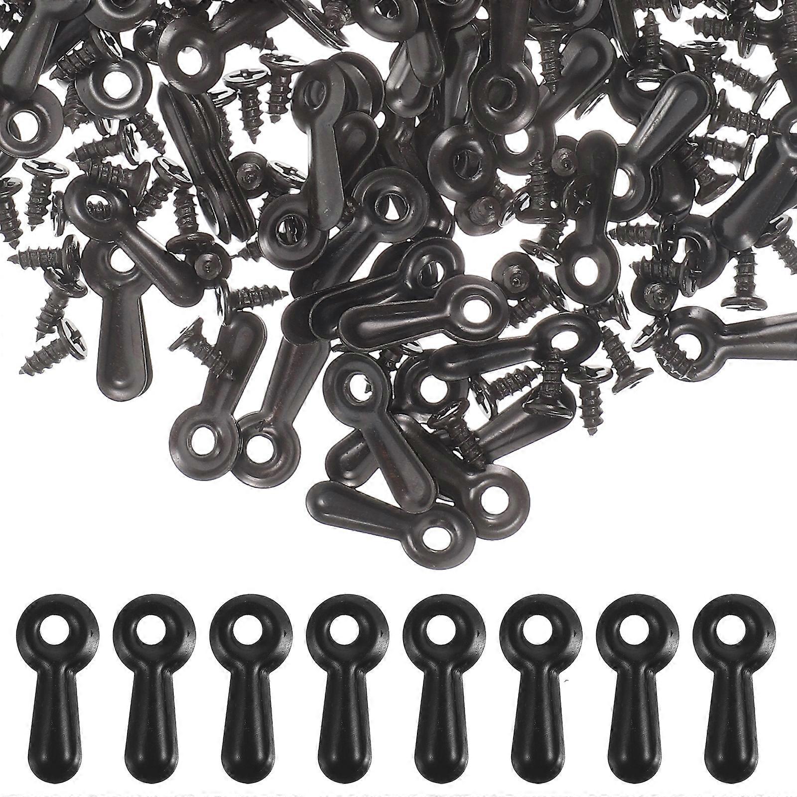 160Pcs Frame Picture Turn Button Fasteners with Screws Photo Frames Hardware Backing Clips