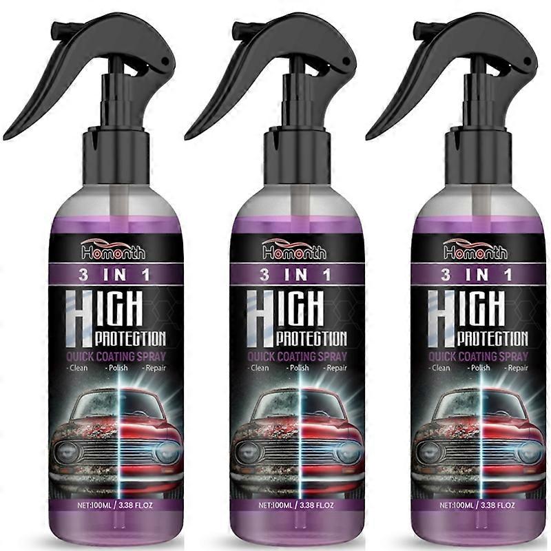 100 ml de alta protección Quick Car Ceramic Coating Spray 3 en 1 Nuevo