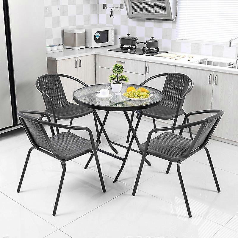 Outdoor Foldable Table and Chairs Set