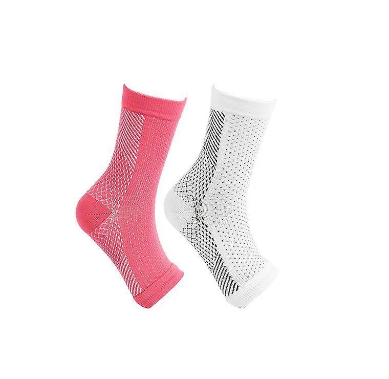 2pairs Neuropathy Compression Socks Ankle Arch Support Protect Socks