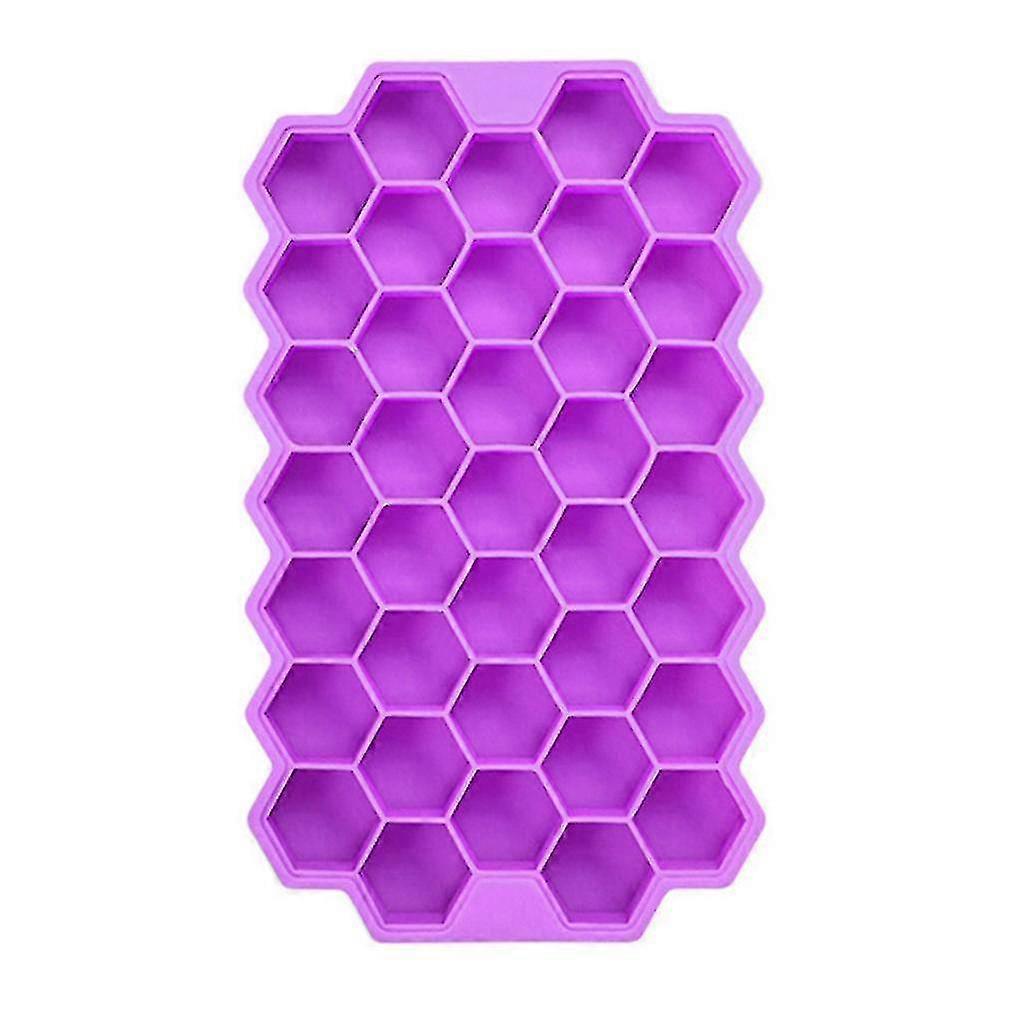 Ice Mould Silicone Diy Pudding Jelly Cube Tray 37 Grids Honeycomb Ice Maker