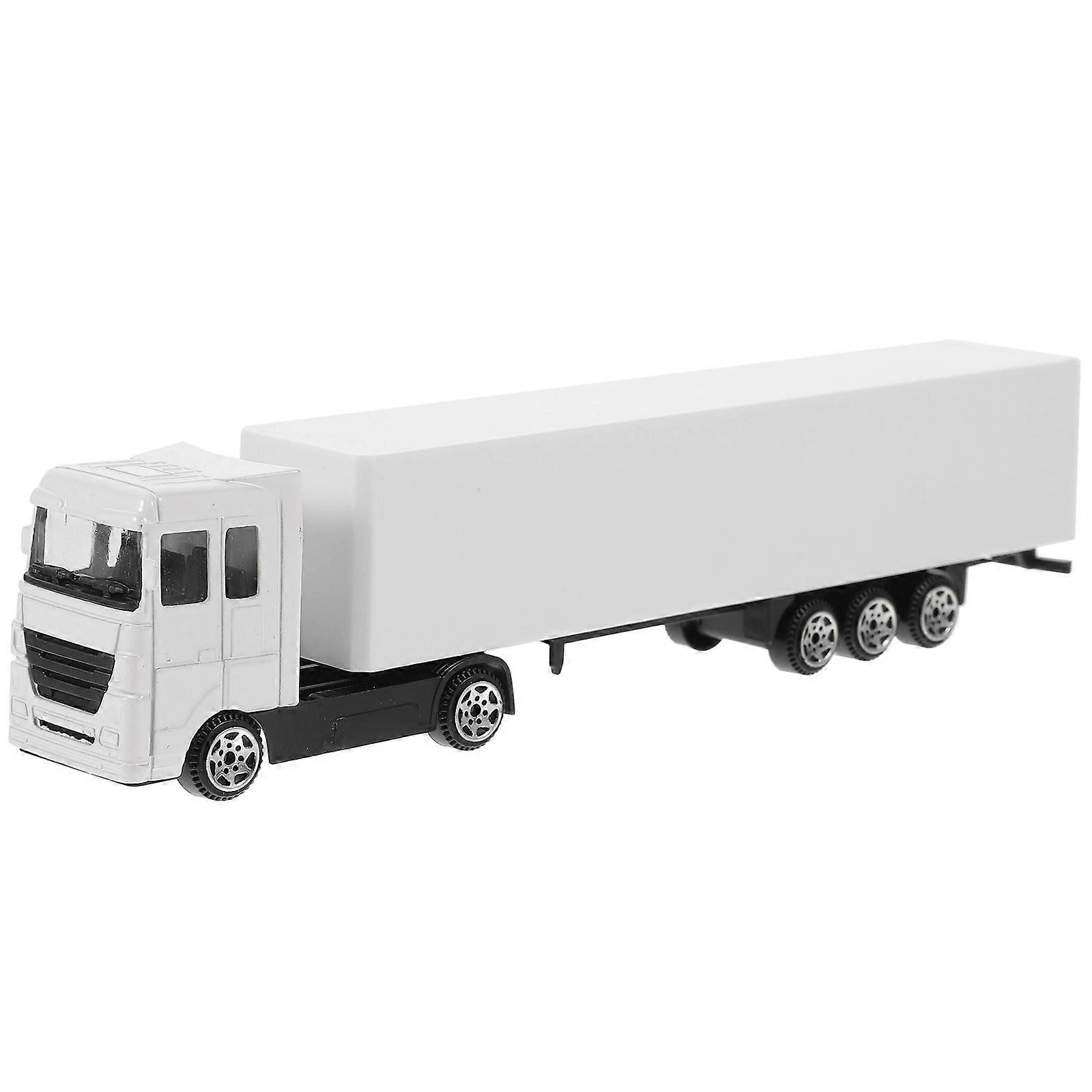 Garçons Camion Modèle Jouet Alliage Camion Modèle Réaliste Conteneur Camion Modèle Miniature Camion Jouet