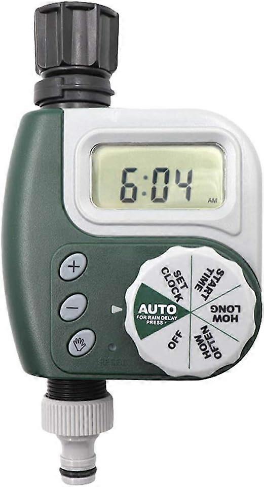 Automatic Watering Programmer Timer, Solenoid Valves, Waterproof LED Display, Automatic Watering Timer for Garden, Outdoor Watering System Controller