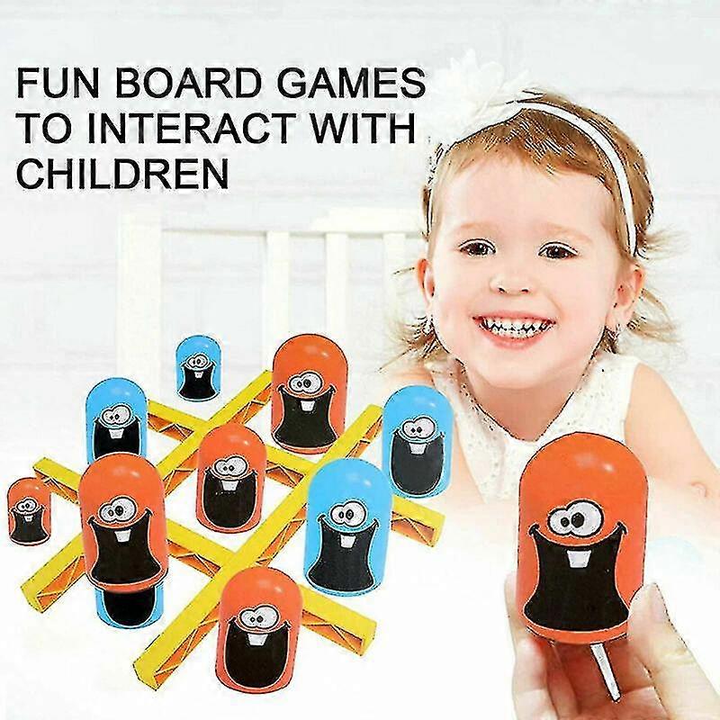 Kids Tic-tac-toe Leisure Table Game Board Game Teaching Toys Parent-child