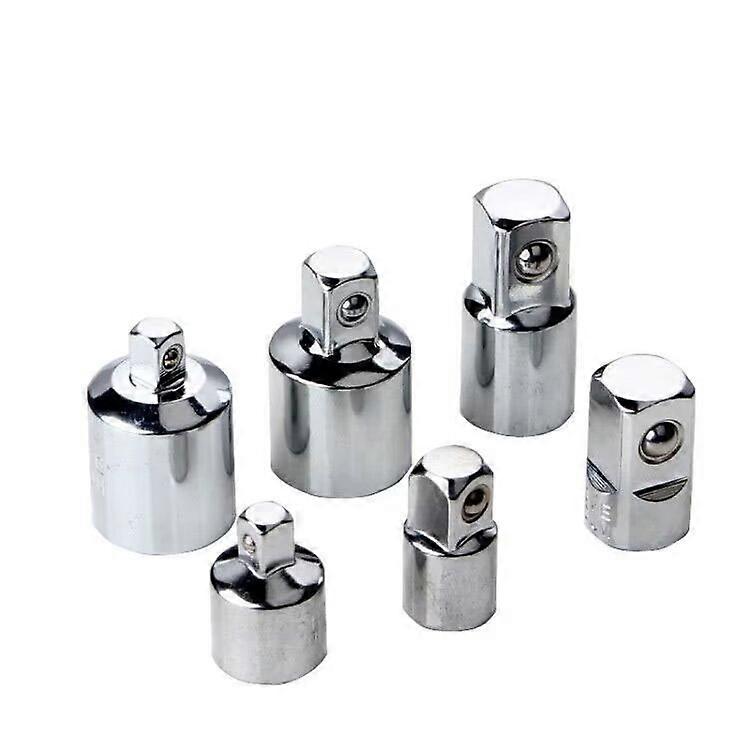 1/2" 3/8" 1/4", 6 Pcs Socket Extension Adapter Bit Set For Ratchet Wrenches/Wrench Tool Socket