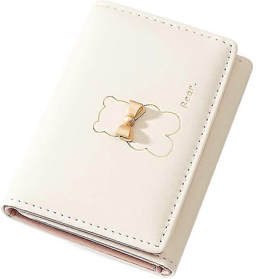 Girls Small Wallet Cute Bear Print