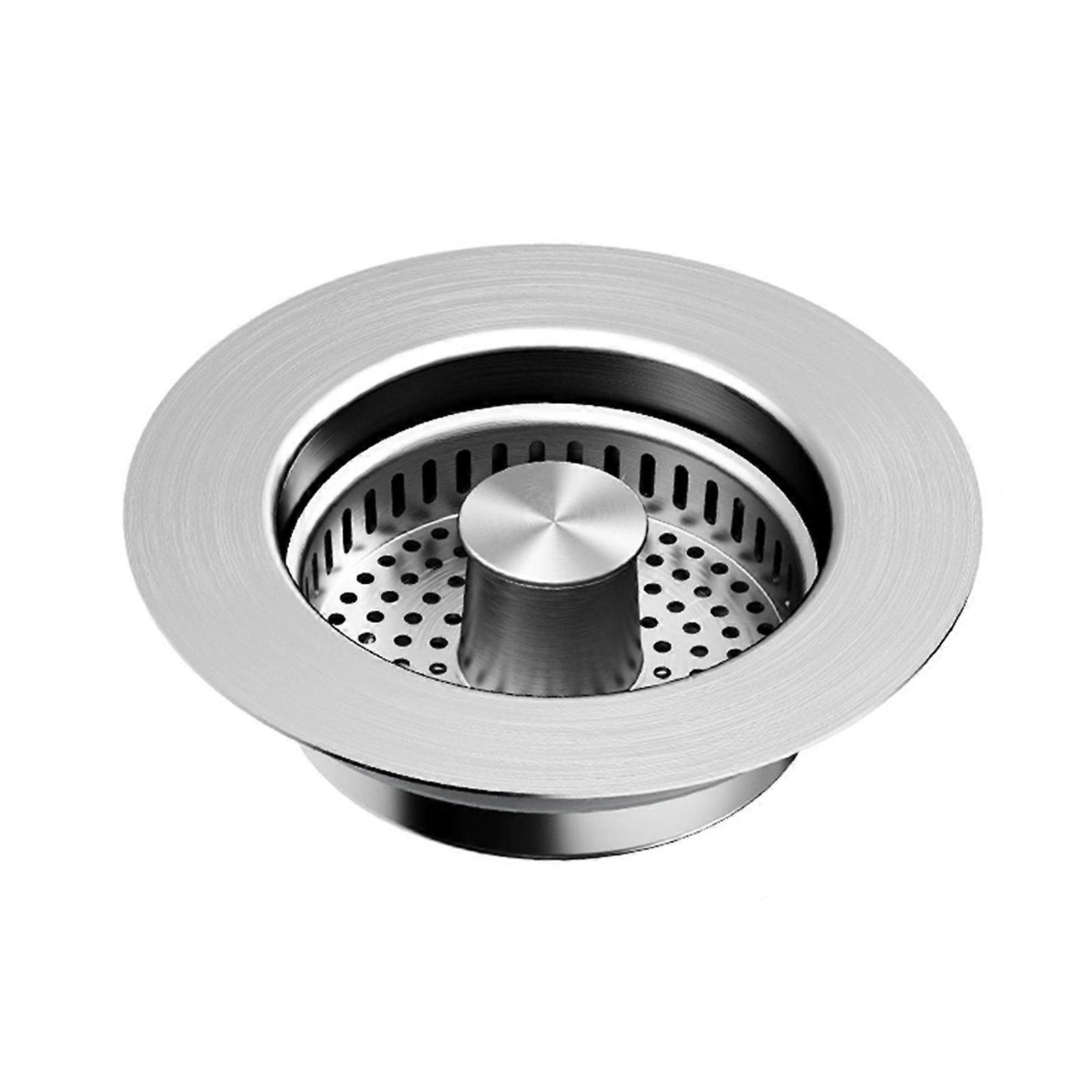 1/2Pcs Stainless Steel Kitchen Sink Strainer Copper Spring Core Recyclable Sink Drain Basket Food Catcher Sink Stopper