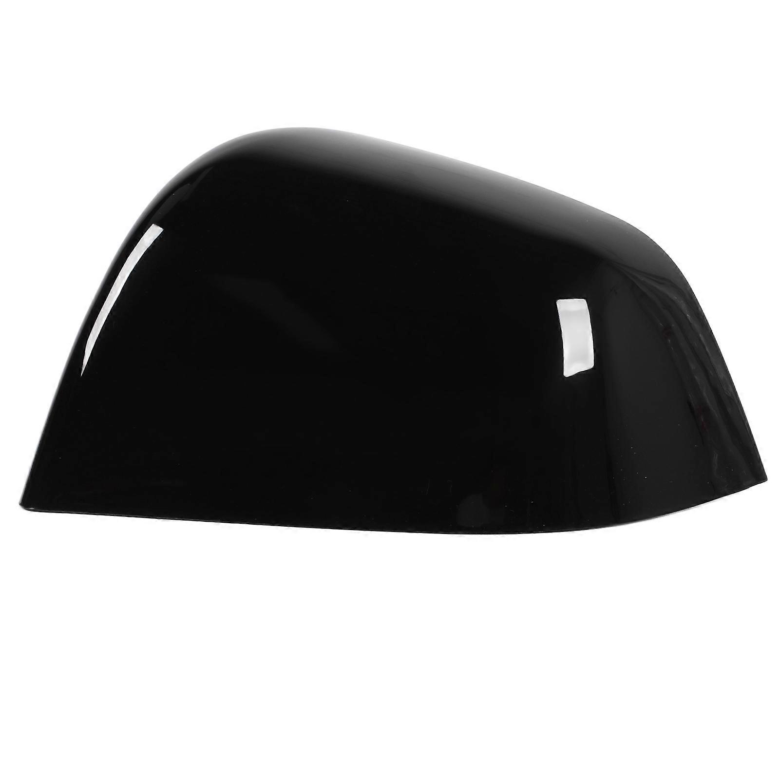 Side Mirror Cap Cover Black Painted Protective Side Rearview Door Mirror Cover Replacement for Tesla Model Y 2020 to 2023 Left (149559300a)