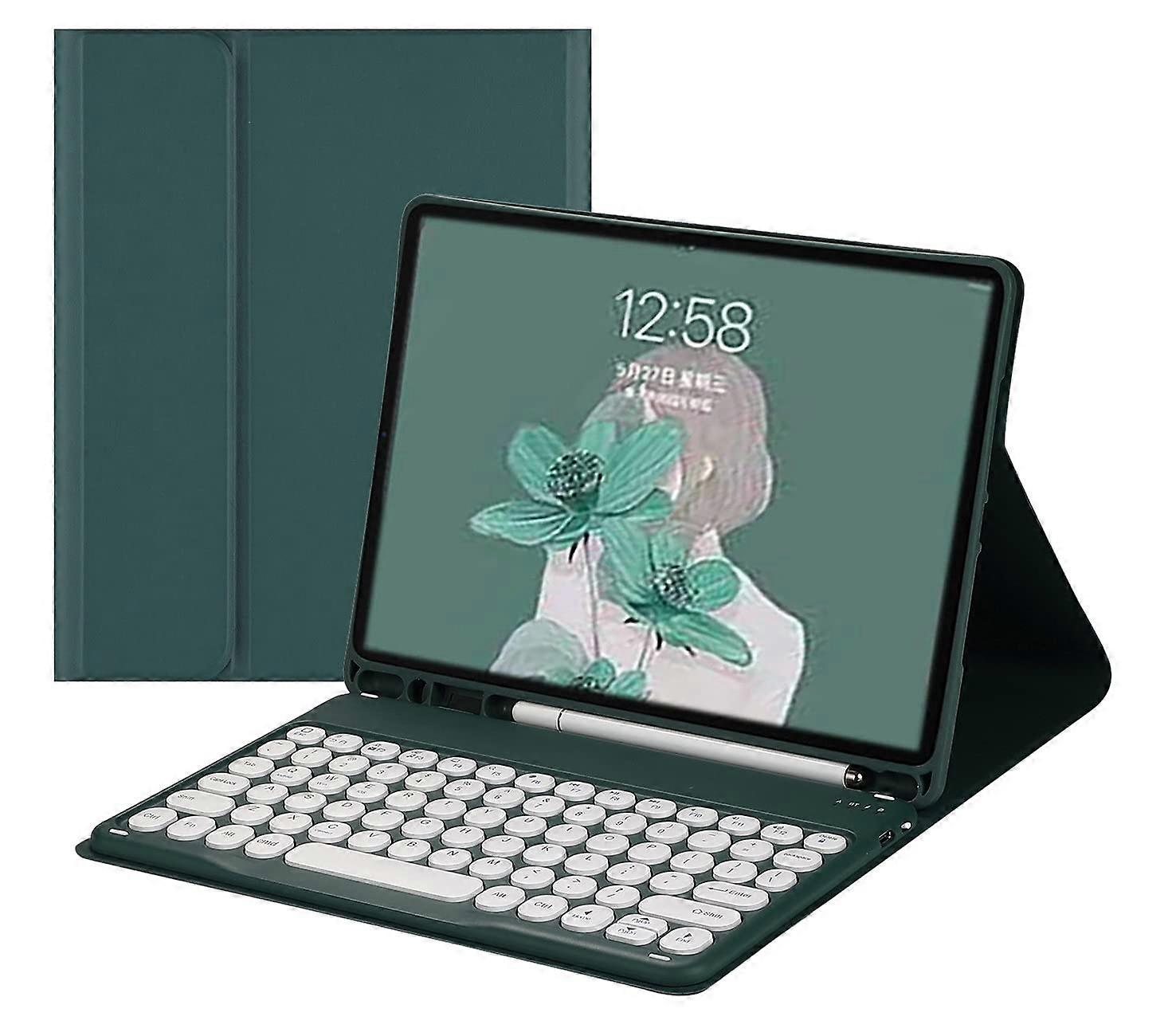 iPad Pro 11 4th 3rd Generation 2nd Gen Keyboard Case(DarkGreen)
