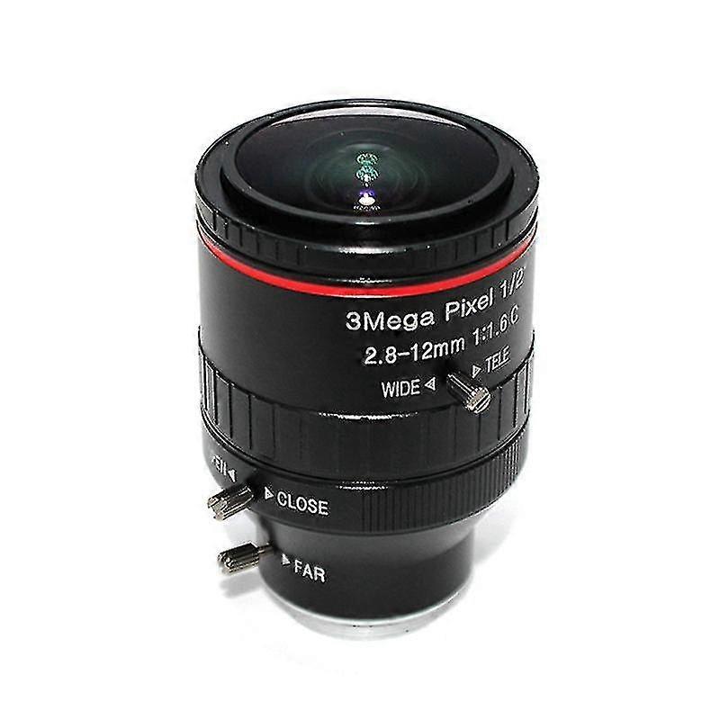 Industrial Lens Manual Iris Zoom 2.8-12mm 3mp C Mount Lens Cctv Lens Camera Accessories