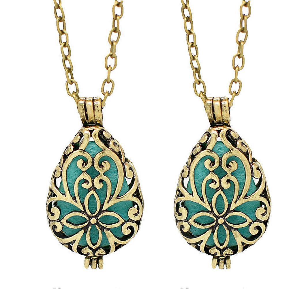 2pcs Collier Pendentifs Aromathérapie Colliers Pull Collier Bijoux