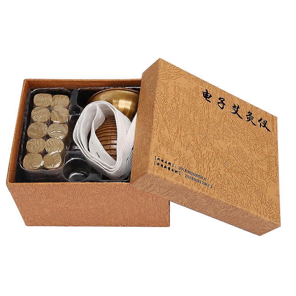 Home Electric Warm Moxibustion Therapy Portable Moxa Box Moxa Stick Set Health Care