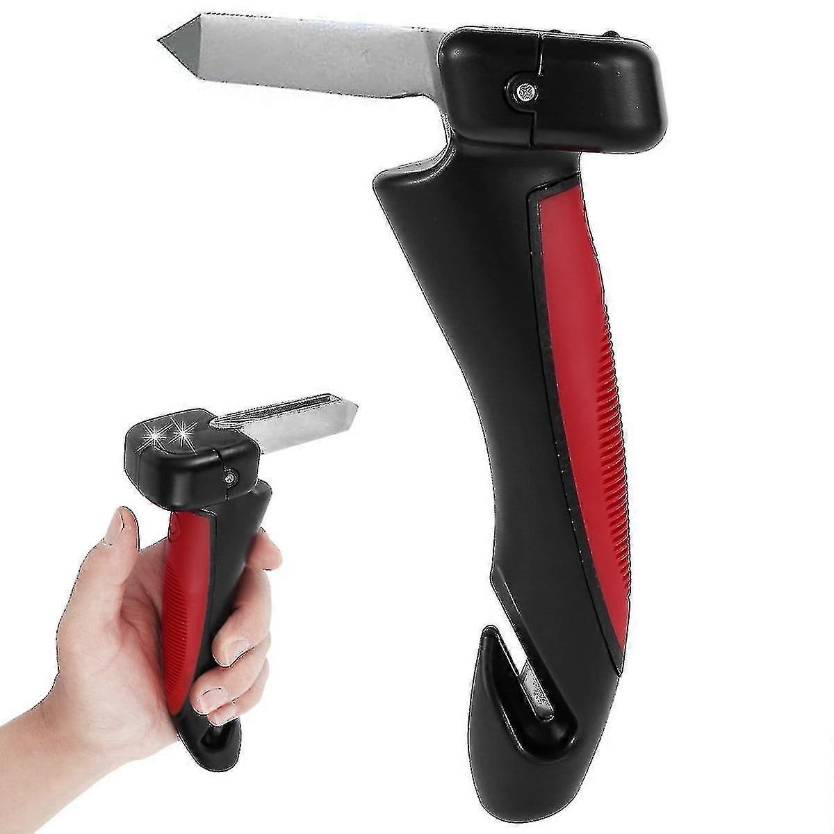 Vehicle Support Handle Cane Grab Bar 3-in-1 Car Door Latch Assist Grab Bar With Seatbelt Cutter And Window Breaker Portable Vehicle Support Handle For