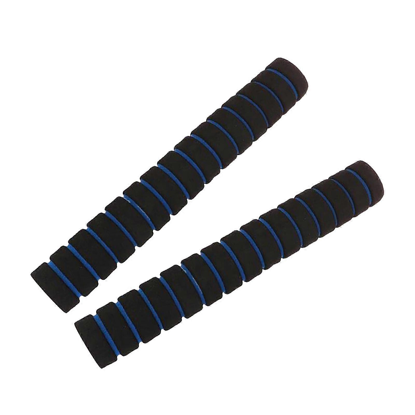 2x Foam Tubing Grip Pull up Grip for Fitness Weight Lifting Exercise Machine Blue