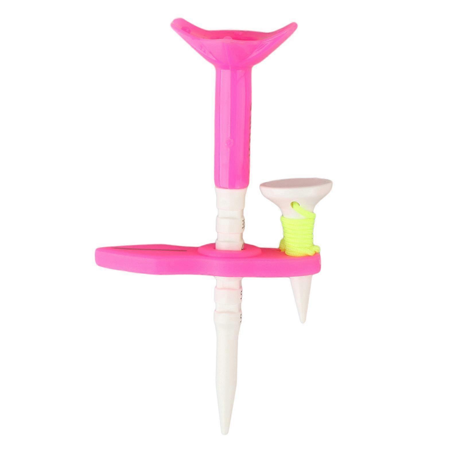 Golf Tee Stable Practice Tool Golf Accessories for Outdoor Training Exercise Pink