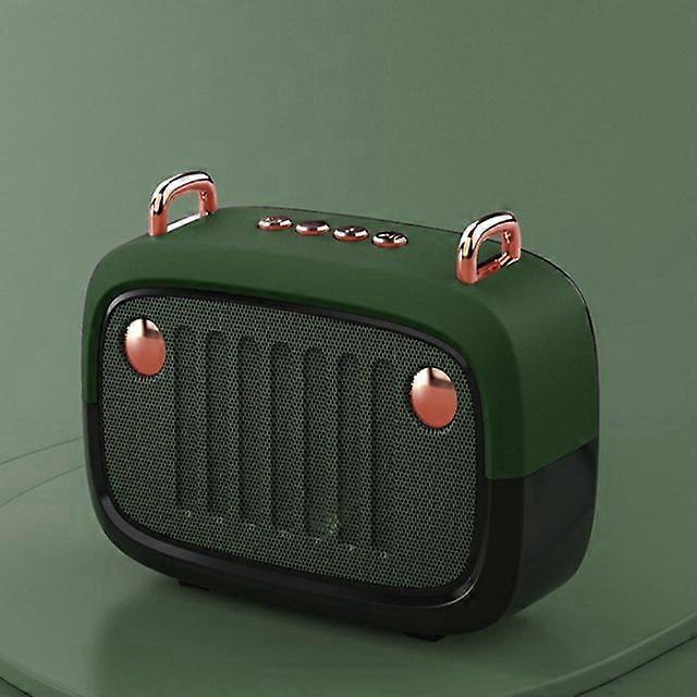 Mini Bluetooth Speaker Surround Subwoofer Stereo Home Car Portable Retro Wireless Speaker Supporting Tf Card Usb Drive Playback