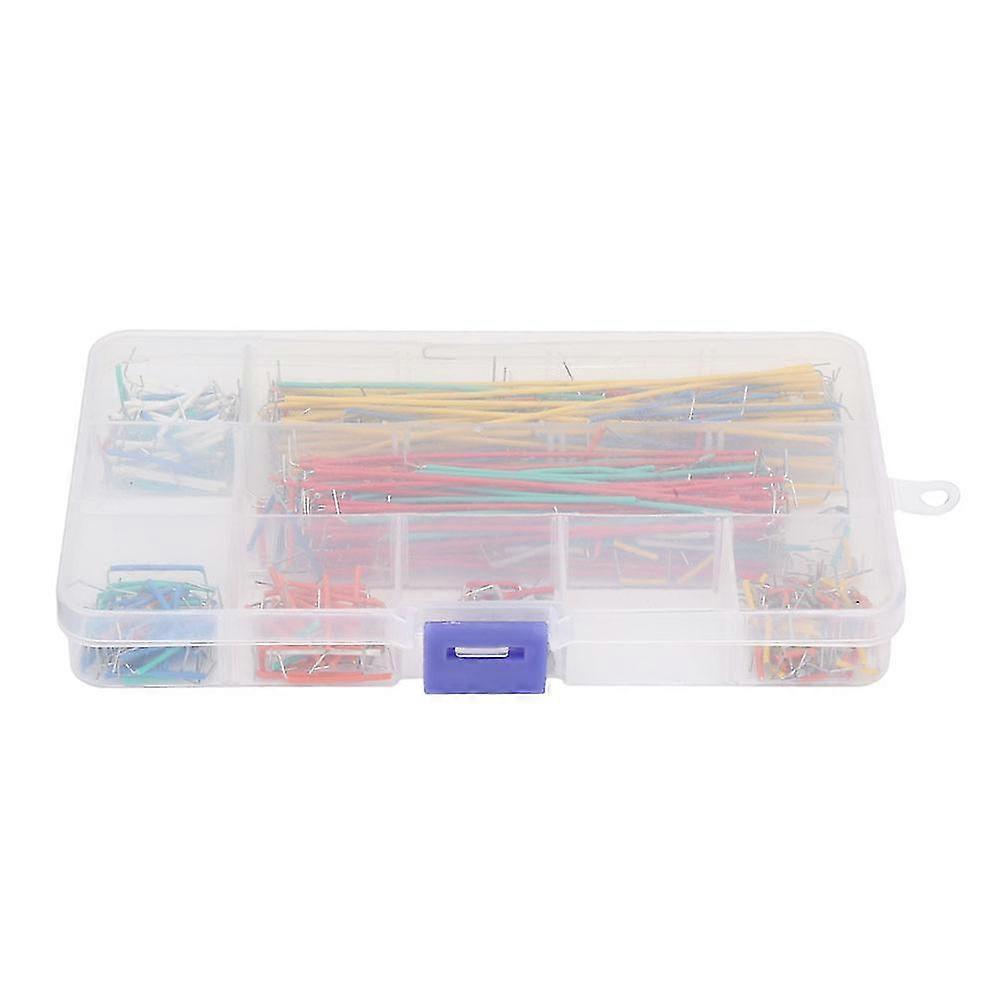 560pcs/set Solderless Breadboard Multicolored Jumper Cable Wire Kit Assorted Lengths Wires