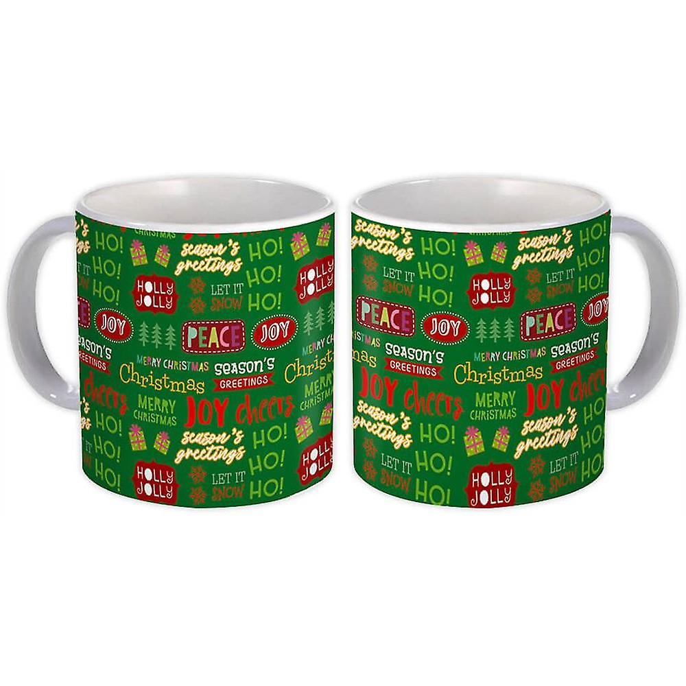 Gift Mok: Kerstwensen Grappig