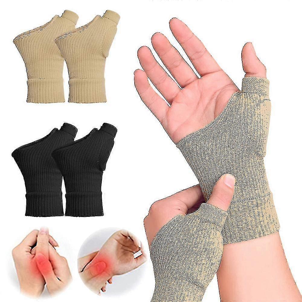 Gants de thérapie de compression Gel Rempli pouce Main Poignet Support Arthrite Gants de compression