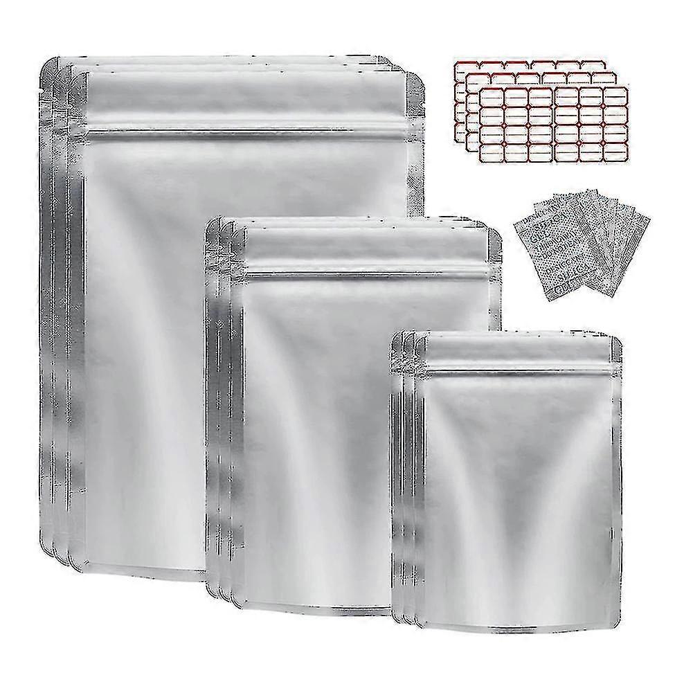 50 τσάντα Mylar πακέτων για την αποθήκευση τροφίμων με τους επανασφραγιζόμενους ξηρούς καρπούς απορροφητών οξυγόνου
