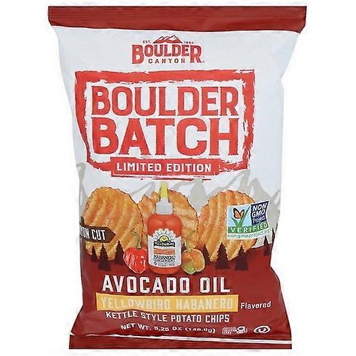 Boulder Canyon Yellowbird Habanero Kettle Chip Limited Edition ,5.25 Oz(Case Of 12)