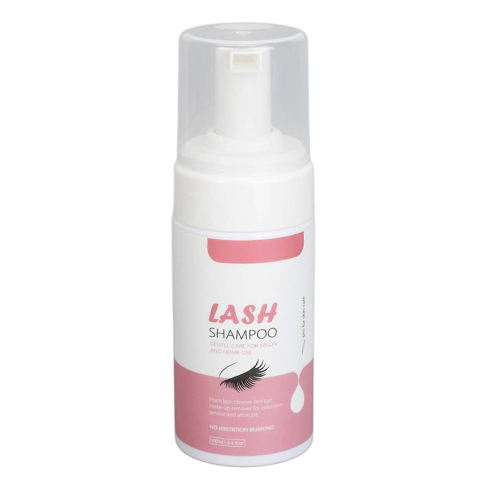 100ml Eyelash Foam Shampoo Deep Cleanse Gentle Safe Dust Oil Removal Lash Extension Cleanser