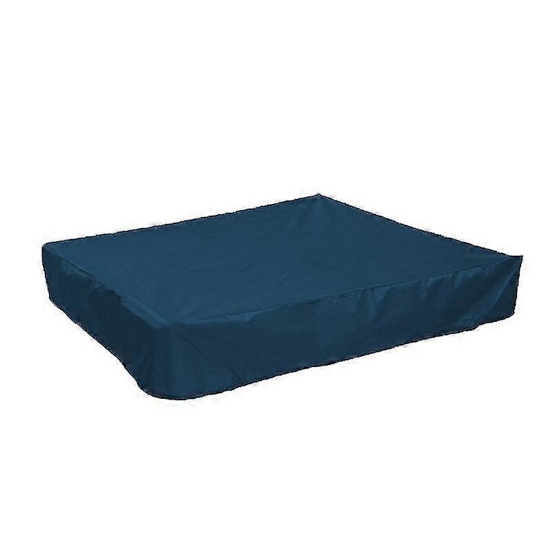 Dewenwils Sandbox Cover With Drawstring, Square Dustproof Beach Sandbox Cover - Blue150*150*20cm PXCL