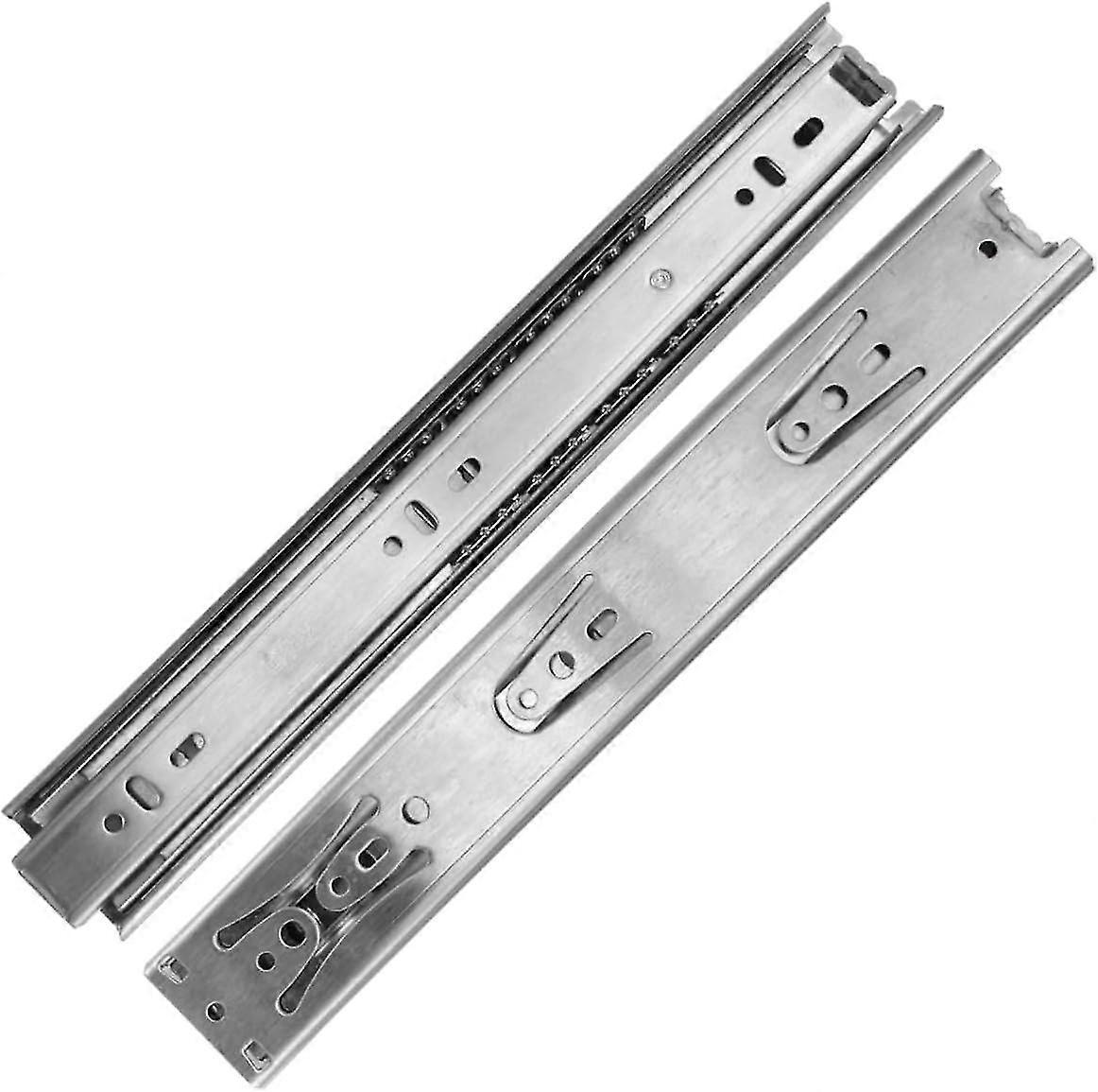 Heavy Duty Soft Close Drawer Slides 1 Set Slide Rail for Cabinet Hardware Vanity Drawers Mute SlideWay Ball Bearing Cabinet Slide Rail