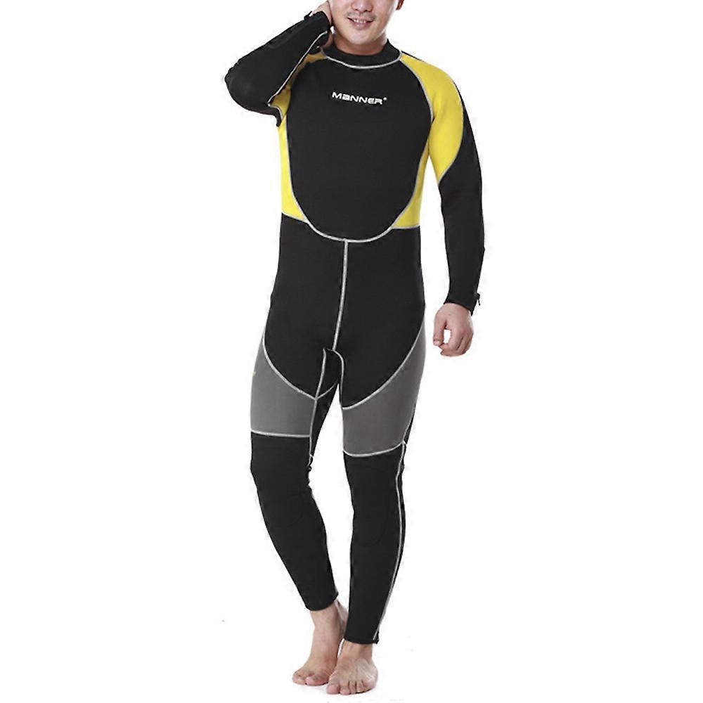 3mm Man Long Sleeve Wet Type Diving Suit Wetsuit